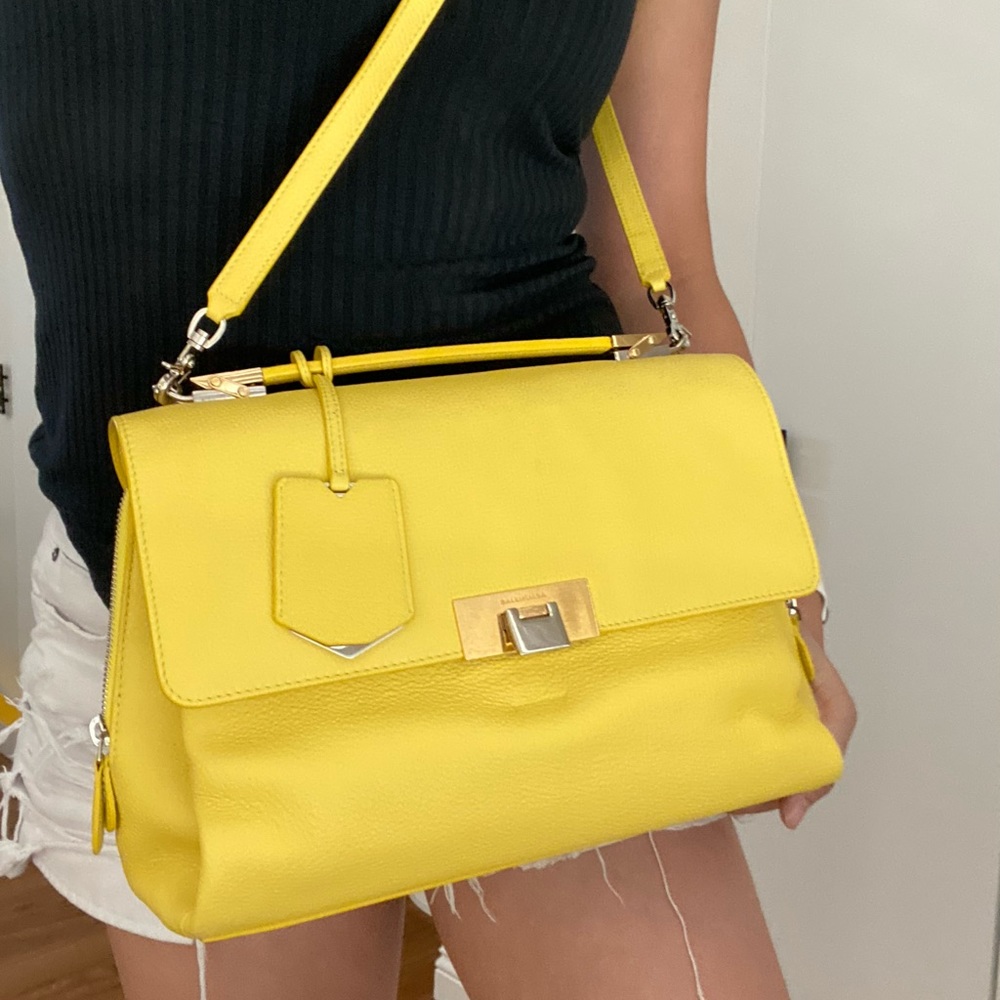 Balenciaga Leather Le Dix New Cartable Shoulder Bag - Picture 15 of 17